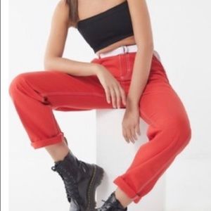 Urban outfitters red carpenter jean